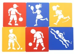 Sjablonen Sport En Spel