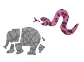 Sjablonen Jungle Dieren - Afbeelding 4