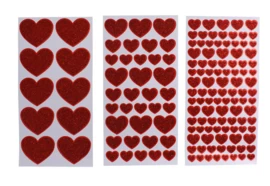 Glitter Hart Stickers - Afbeelding 4