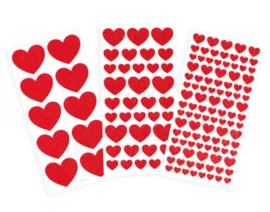 Glitter Hart Stickers - Afbeelding 3