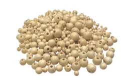 Houten Kralen In Verschillende Maten