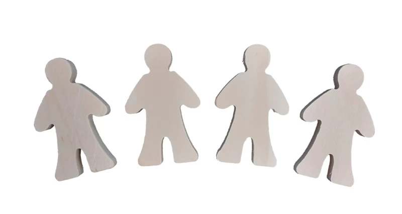 Houten Mensjes Klein