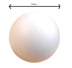 Piepschuim Bal 100mm.
