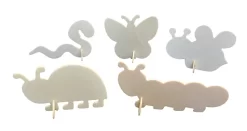 Houten Insecten Met Voet