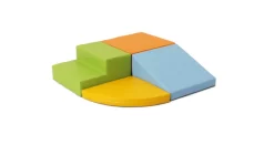 Softplay 4 Delige Speelhoek - Lichte Kleuren