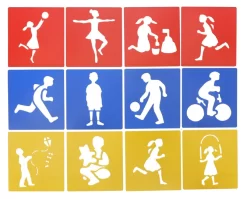 Maxi Sjablonen Sport En Spel